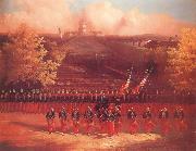 unknow artist The Army of the Potomac Marching up Pennsylvania Avenue,Washington painting